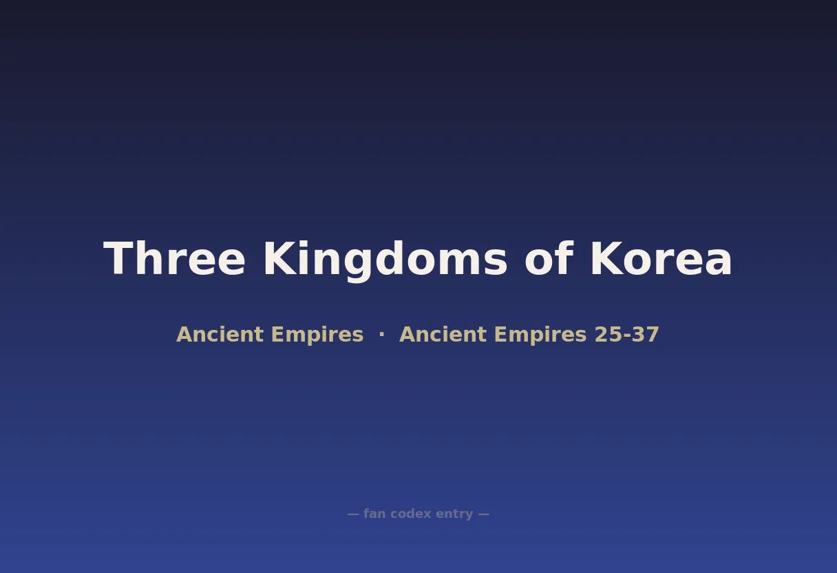 Three Kingdoms of Korea